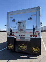 New MAC ALUMINUM MVP SS FRAMED END DUMP 28' x 96"x 60" Sides: Polished Wheels, Electric Tarp