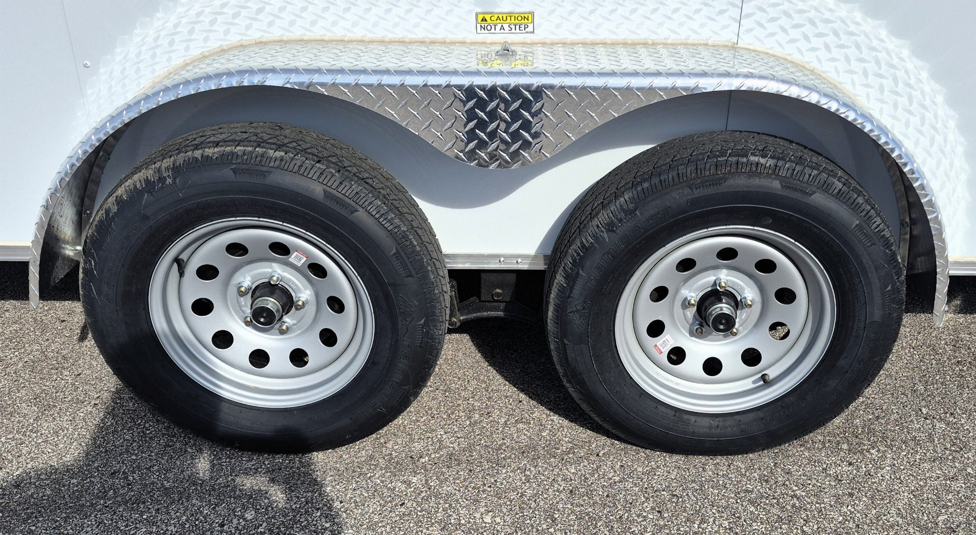 New 7x16 Tandem Axle Enclosed Cargo Trailer, .080 Polycore, 7-6'' Interior Height