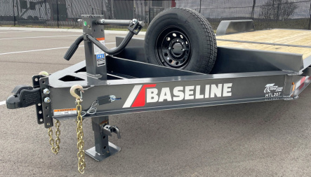 New 2025 Diamond C Baseline 22' HTL 207 Tilt Equipment Trailer--14,000 (GVWR) Spare