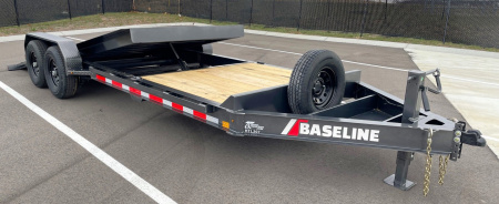 New 2025 Diamond C Baseline 22' HTL 207 Tilt Equipment Trailer--14,000 (GVWR) Spare