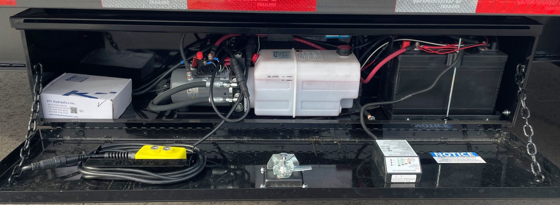 New Diamond C Trailers DET 22' Power Tilt Deck over Trailer 18,000LB, Non Skid Floor, 8K Axles, 17.5" Tires