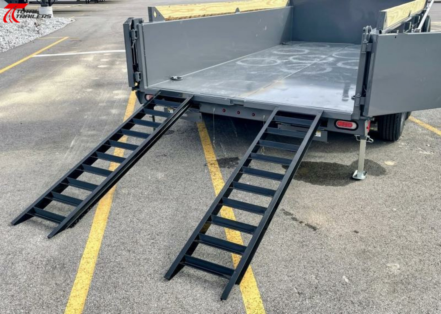 New Diamond C Trailers LPT-207-14' Dump Trailer 14,900LB Drop Axles, Board Brackets