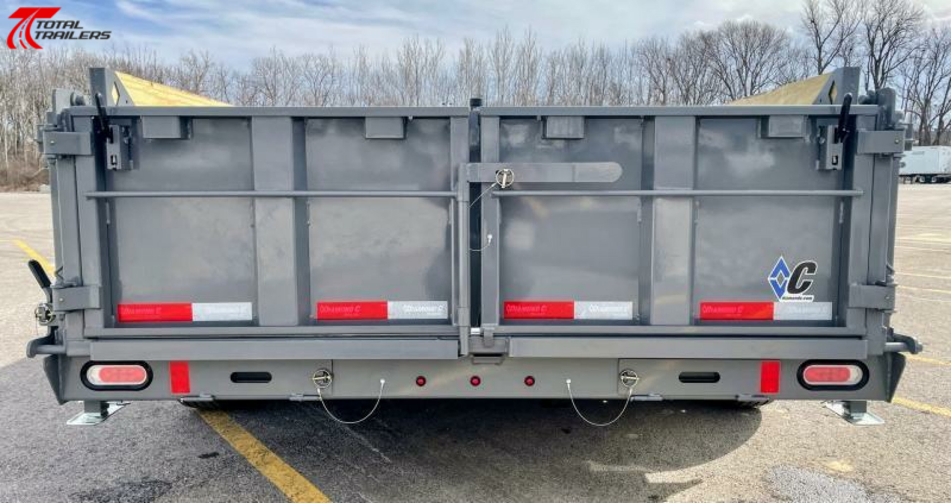 New Diamond C Trailers LPT-207-14' Dump Trailer 14,900LB Drop Axles, Board Brackets