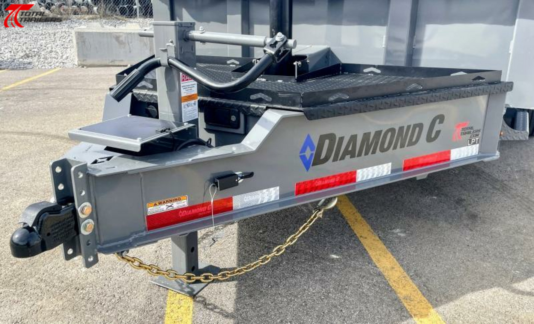 New Diamond C Trailers LPT-207-14' Dump Trailer 14,900LB Drop Axles, Board Brackets