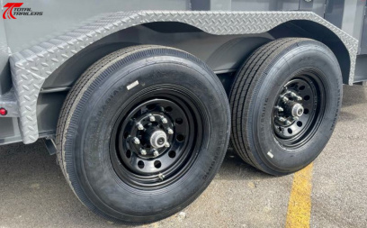 New Diamond C Trailers LPT-207-14' Dump Trailer 14,900LB Drop Axles, Board Brackets