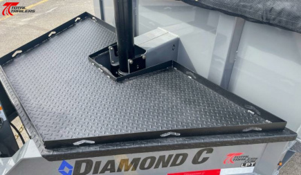 New Diamond C Trailers LPT-207-14' Dump Trailer 14,900LB Drop Axles, Board Brackets