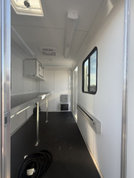 New 6x10 Fiber Optic Splicing Trailer: AC/Heat, 7' Height