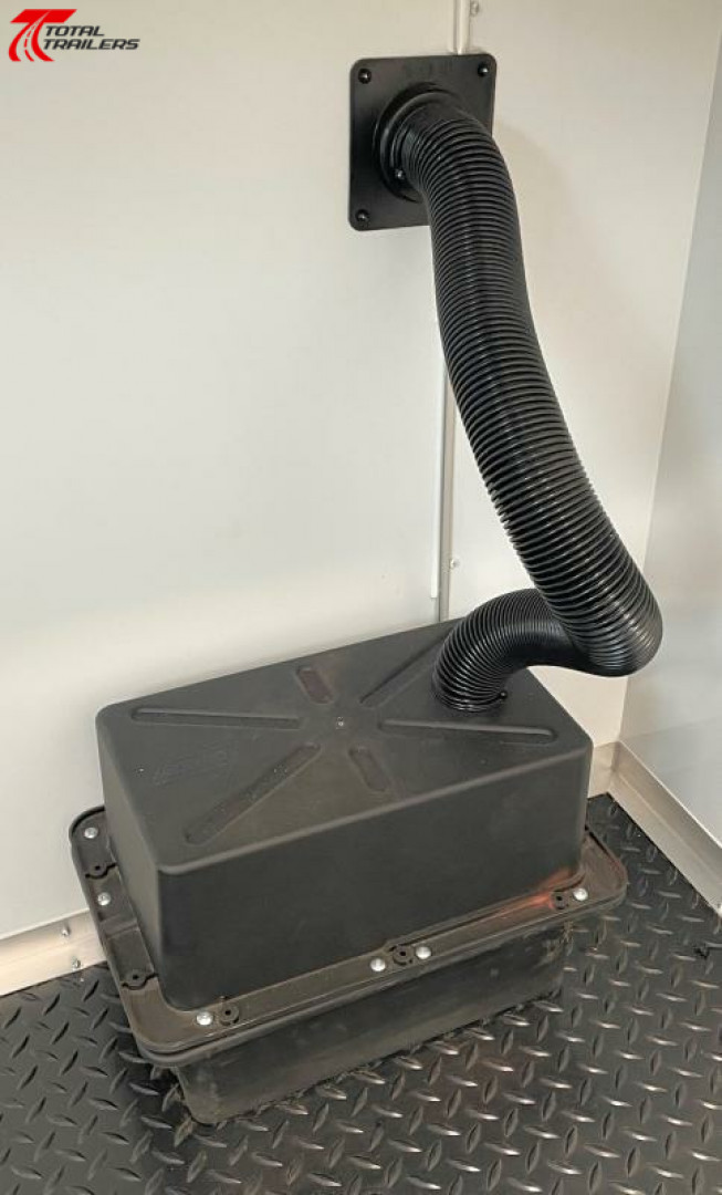 New 7x12 Fiber Optic Splicing Trailer w/ Counters, Cabinets, Scene Lights, Cable Doors