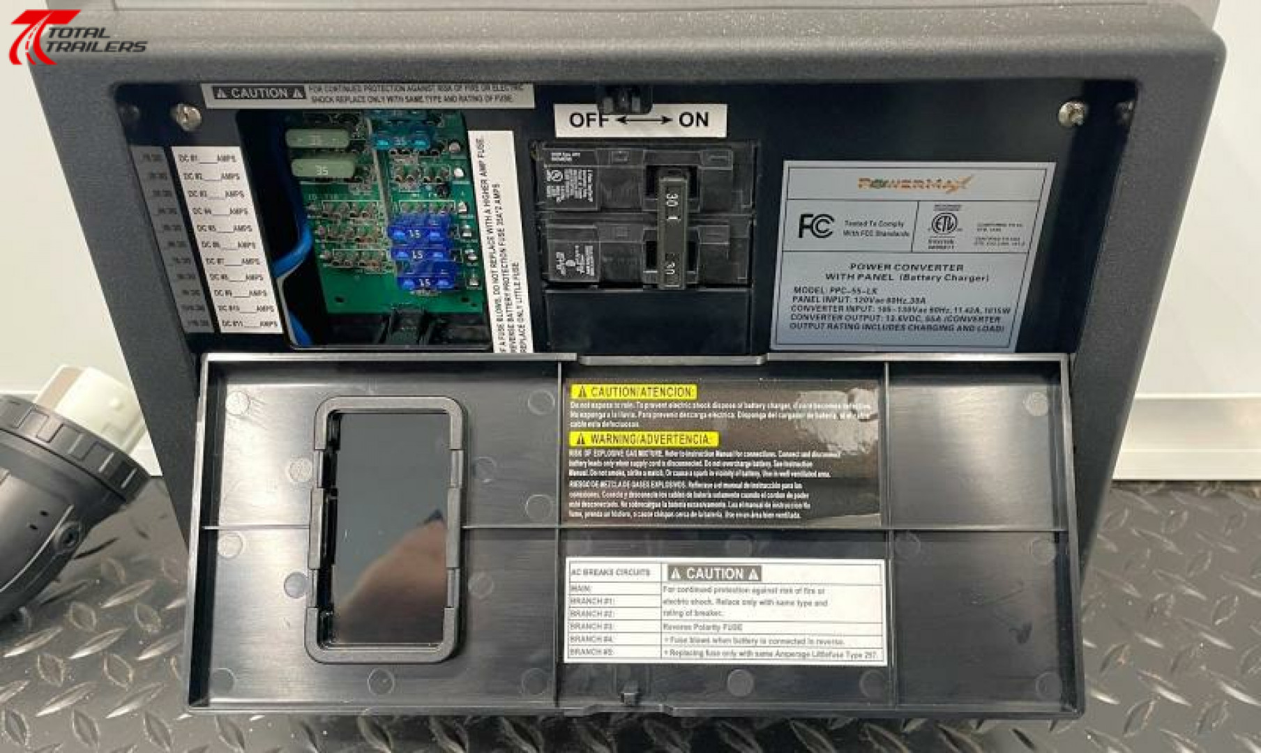 New 7x12 Fiber Optic Splicing Trailer w/ Counters, Cabinets, Scene Lights, Cable Doors