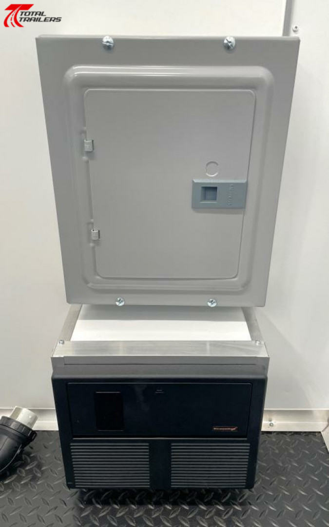 New 7x12 Fiber Optic Splicing Trailer w/ Counters, Cabinets, Scene Lights, Cable Doors