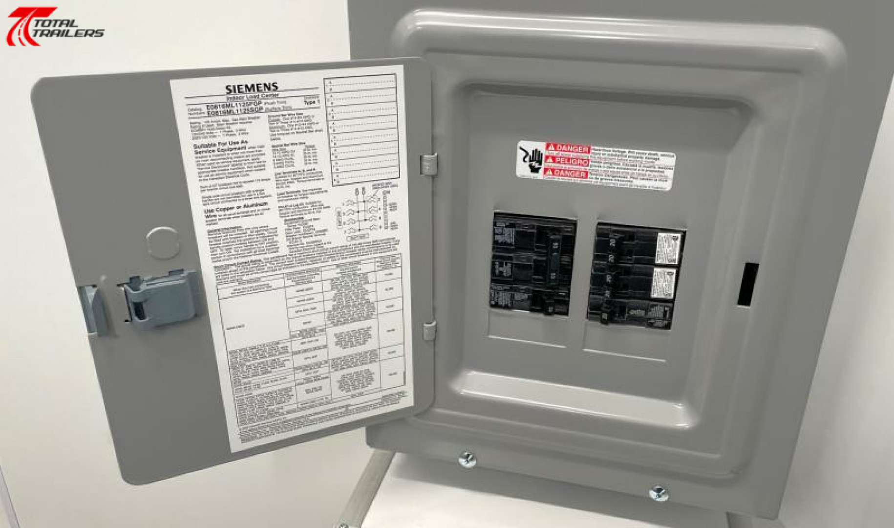 New 7x12 Fiber Optic Splicing Trailer w/ Counters, Cabinets, Scene Lights, Cable Doors