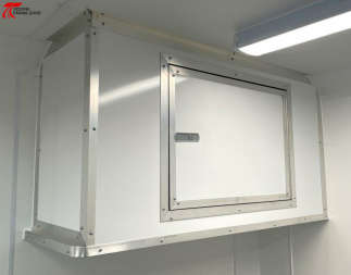 New 7x12 Fiber Optic Splicing Trailer w/ Counters, Cabinets, Scene Lights, Cable Doors