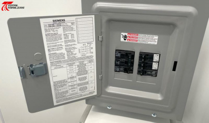 New 7x12 Fiber Optic Splicing Trailer w/ Counters, Cabinets, Scene Lights, Cable Doors