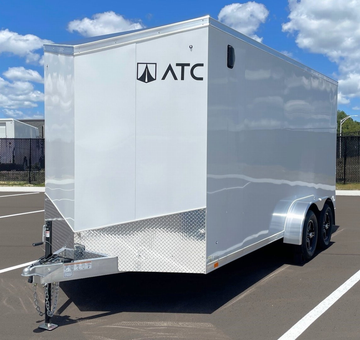 New ATC STo 400 Aluminum 7x16 Enclosed Cargo Trailer, Screwless, Torsion Axles