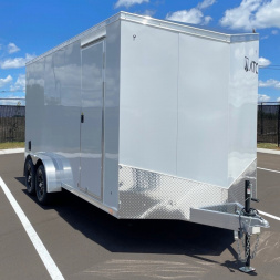 New ATC STo 400 Aluminum 7x16 Enclosed Cargo Trailer, Screwless, Torsion Axles