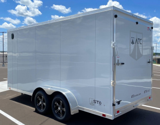 New ATC STo 400 Aluminum 7x16 Enclosed Cargo Trailer, Screwless, Torsion Axles