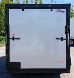 New 7 X 14 Tandem axle enclosed cargo trailer with blackout trim