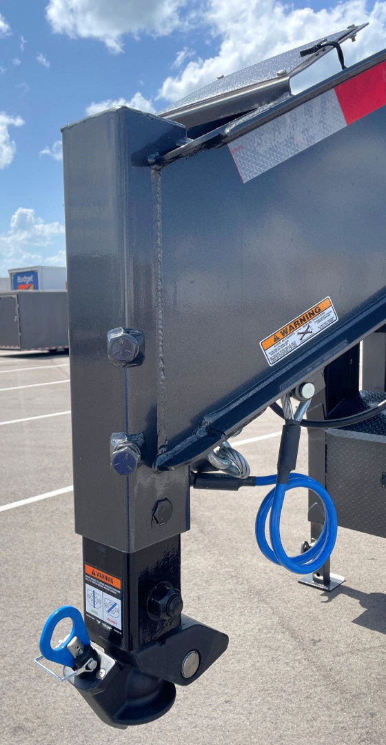 New Diamond C LPT 207 - GN 14' Dump Trailer -32" Sides, 16,000 GVWR, 17.5 Tires, Straight Axles