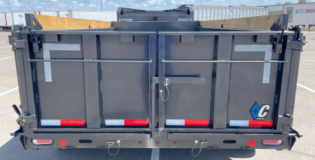 New Diamond C LPT 207 - GN 14' Dump Trailer -32" Sides, 16,000 GVWR, 17.5 Tires, Straight Axles