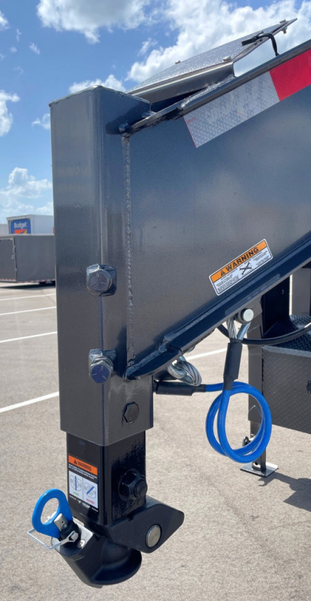 New Diamond C LPT 207 - GN 14' Dump Trailer -32" Sides, 16,000 GVWR, 17.5 Tires, Straight Axles