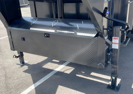 New Diamond C LPT 207 - GN 14' Dump Trailer -32" Sides, 16,000 GVWR, 17.5 Tires, Straight Axles