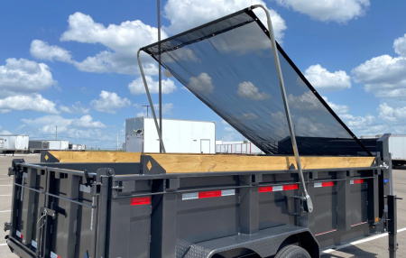 New Diamond C LPT 207 - GN 14' Dump Trailer -32" Sides, 16,000 GVWR, 17.5 Tires, Straight Axles