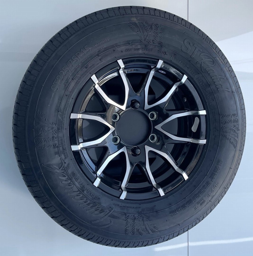 New ATC 8.5 x 24' BLACKOUT Enclosed Car Hauler, 9,990LB, AC, Escape Door, Cabinets, Spare Tire