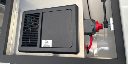 New ATC 8.5 x 24' BLACKOUT Enclosed Car Hauler, 9,990LB, AC, Escape Door, Cabinets, Spare Tire