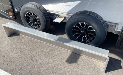 New ATC 8.5 x 24' BLACKOUT Enclosed Car Hauler, 9,990LB, AC, Escape Door, Cabinets, Spare Tire