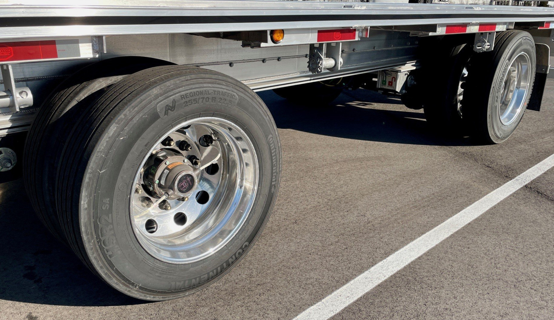 New 2025 MAC 53' Drop Deck Aluminum Flatbed Trailer- Aluminum Wheels, 2 Tool Boxes