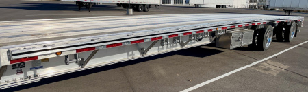 New 2025 MAC 53' Drop Deck Aluminum Flatbed Trailer- Aluminum Wheels, 2 Tool Boxes