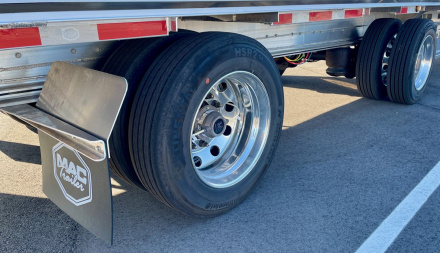 New 2025 MAC 53' Drop Deck Aluminum Flatbed Trailer- Aluminum Wheels, 2 Tool Boxes