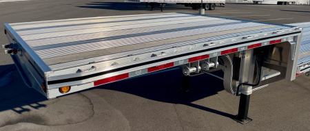 New 2025 MAC 53' Drop Deck Aluminum Flatbed Trailer- Aluminum Wheels, 2 Tool Boxes
