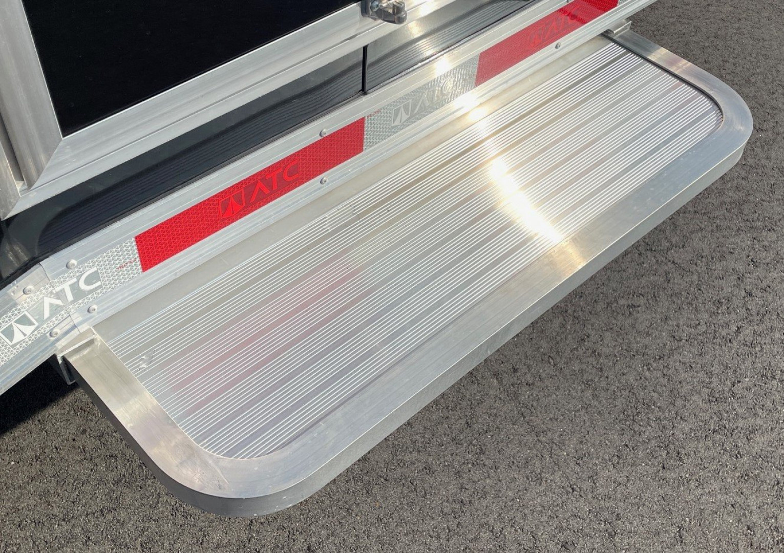 New 24' ATC RoM 800 Stacker Car Hauler Trailer - Black w/ Premium Escape Door