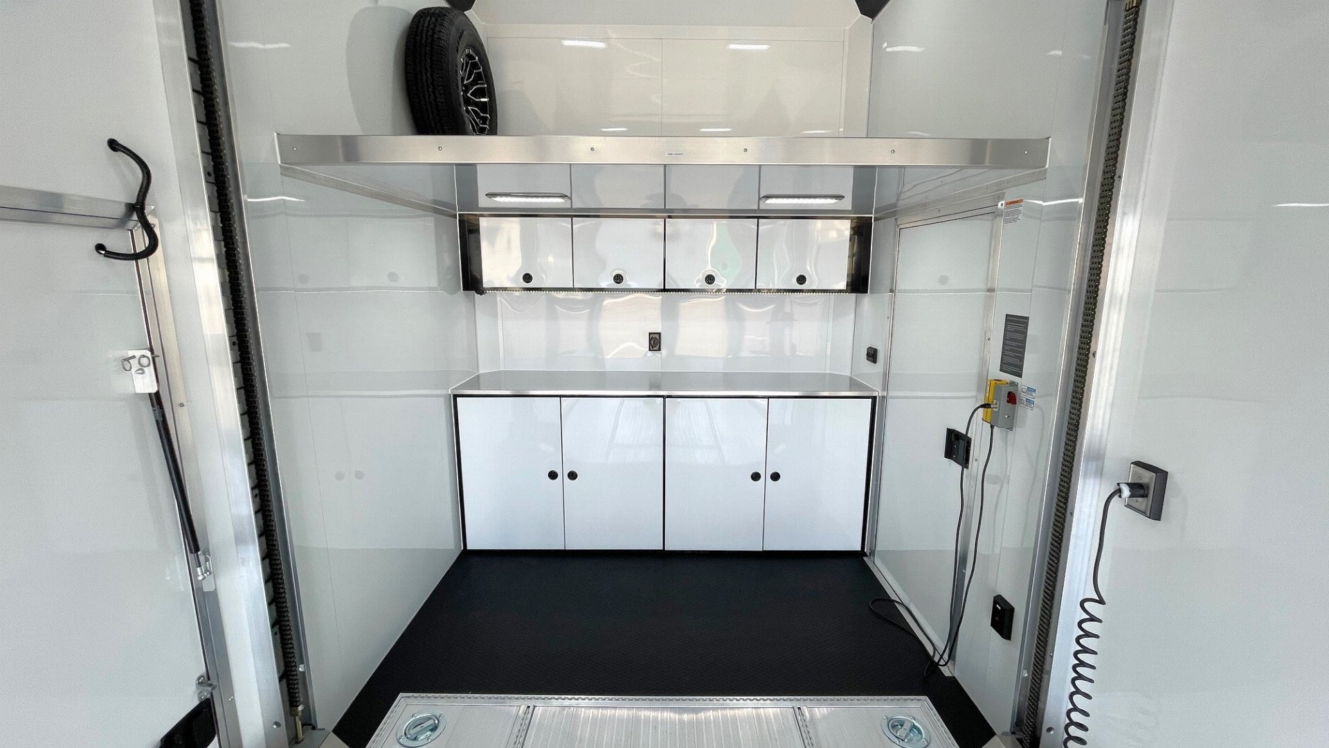 New 24' ATC RoM 800 Stacker Car Hauler Trailer - Black w/ Premium Escape Door