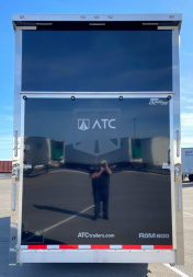 New 24' ATC RoM 800 Stacker Car Hauler Trailer - Black w/ Premium Escape Door