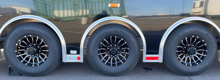 New 24' ATC RoM 800 Stacker Car Hauler Trailer - Black w/ Premium Escape Door