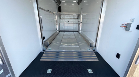 New 24' ATC RoM 800 Stacker Car Hauler Trailer - Black w/ Premium Escape Door