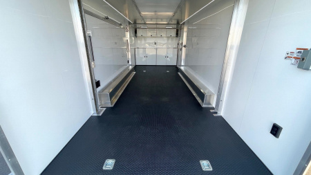 New 24' ATC RoM 800 Stacker Car Hauler Trailer - Black w/ Premium Escape Door