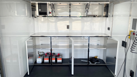 New 24' ATC RoM 800 Stacker Car Hauler Trailer - Black w/ Premium Escape Door