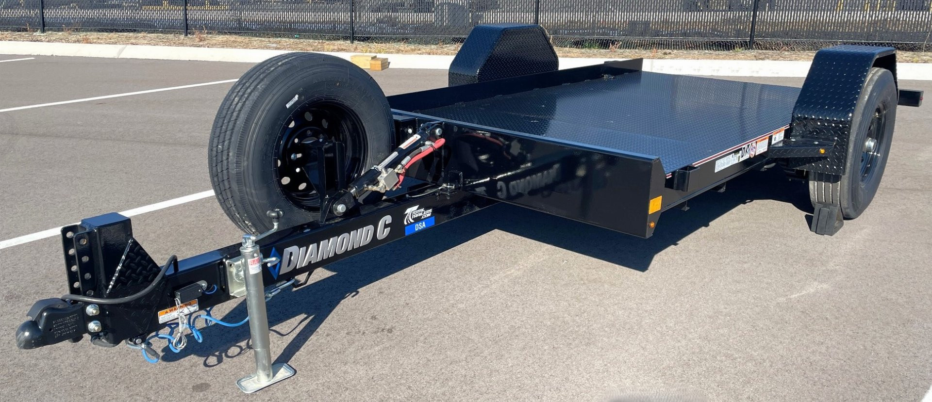 New Diamond C Trailers 77 x 12 DSA 7000lb (GVWR) Scissor Lift Tilt Equipment Trailer