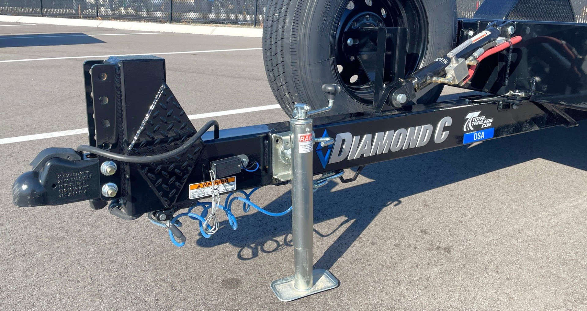 New Diamond C Trailers 77 x 12 DSA 7000lb (GVWR) Scissor Lift Tilt Equipment Trailer