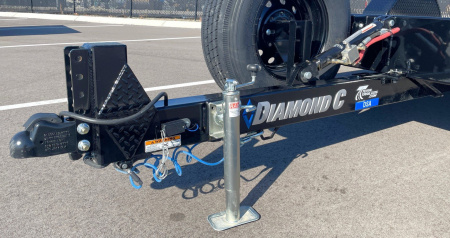 New Diamond C Trailers 77 x 12 DSA 7000lb (GVWR) Scissor Lift Tilt Equipment Trailer
