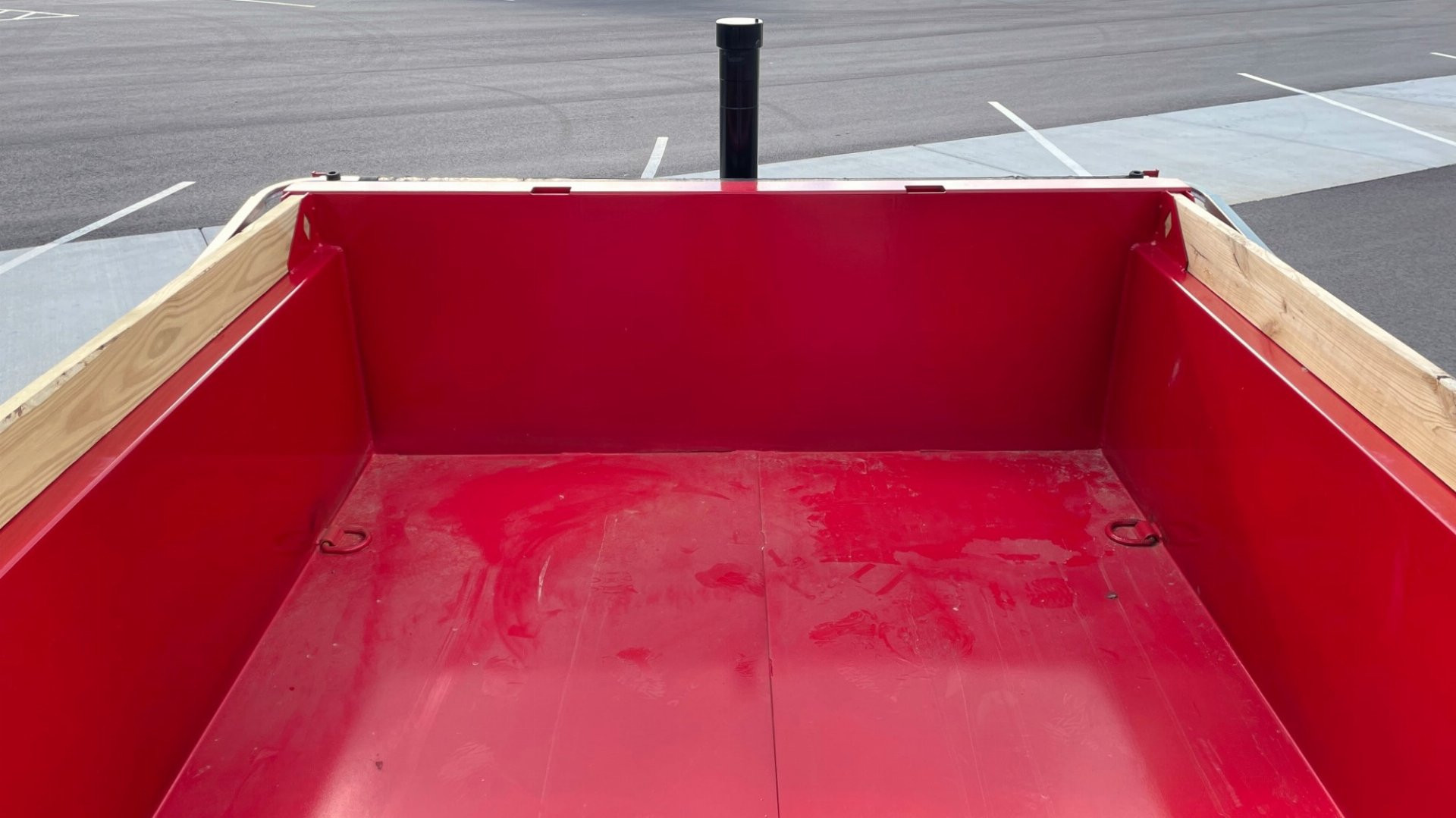 New 2025 Diamond C LPT-207 14' Red Dump Trailer -14900 GWVR, Spare, Solar Charger