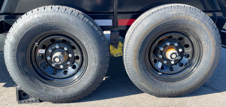 New 2025 Southland 7x14 Dump Trailer 24" Sides-Spare, Solar Charger, 17421 GVWR