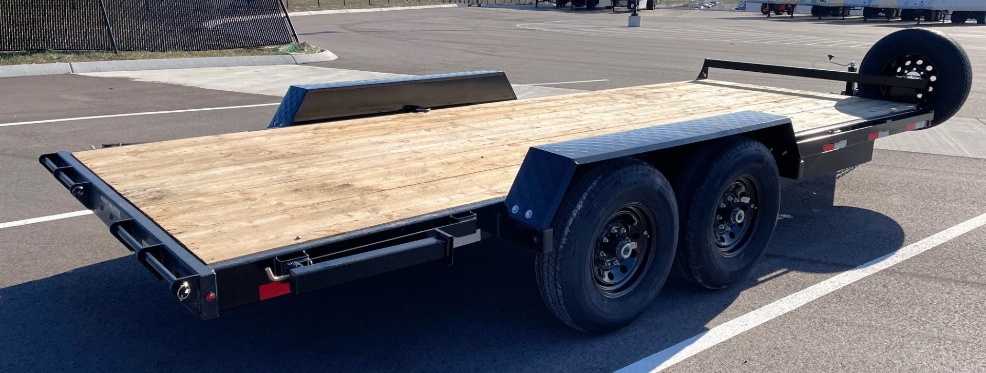 New 2025 Southland 18'x81" Tandem Axle Equipment Trailer--Ramps, Spare, 15,432 GVWR