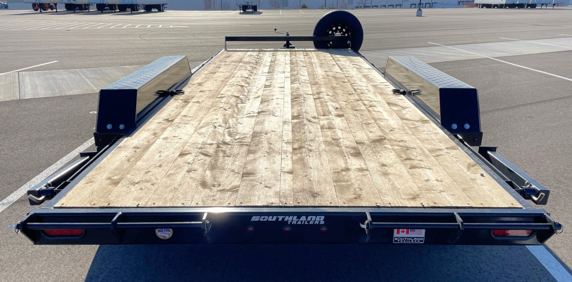 New 2025 Southland 18'x81" Tandem Axle Equipment Trailer--Ramps, Spare, 15,432 GVWR