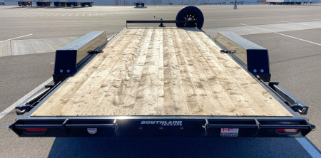 New 2025 Southland 18'x81" Tandem Axle Equipment Trailer--Ramps, Spare, 15,432 GVWR