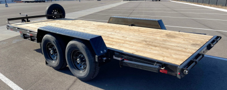 New 2025 Southland 18'x81" Tandem Axle Equipment Trailer--Ramps, Spare, 15,432 GVWR