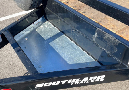 New 2025 Southland 18'x81" Tandem Axle Equipment Trailer--Ramps, Spare, 15,432 GVWR